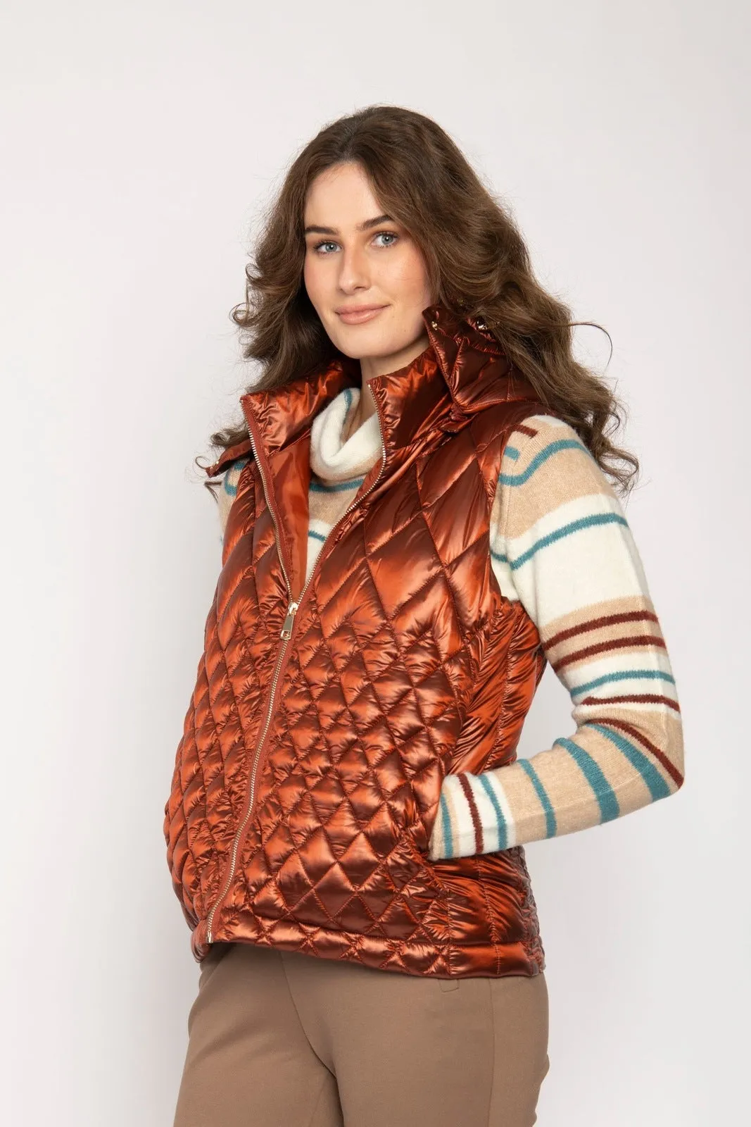 Shot Copper Gilet - Copper