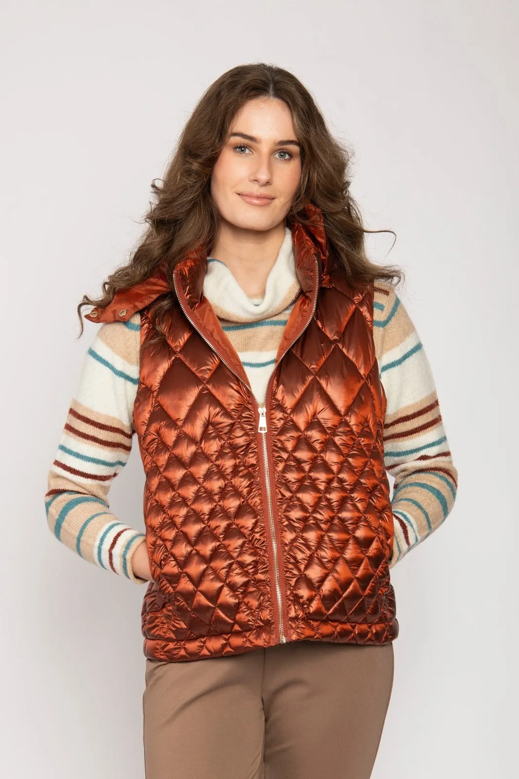 Shot Copper Gilet - Copper