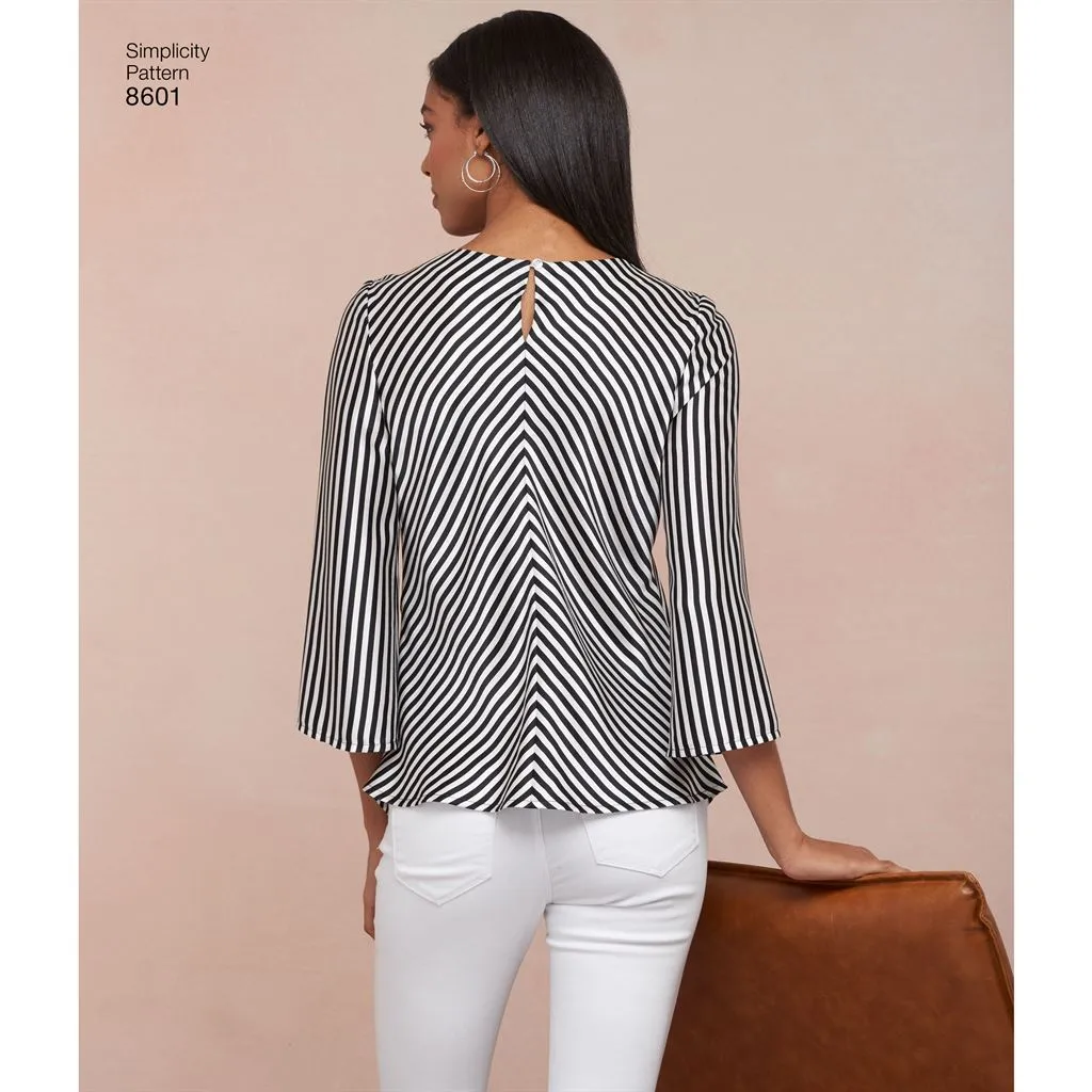 Simplicity Pattern 8601 Women’s Pullover Tops