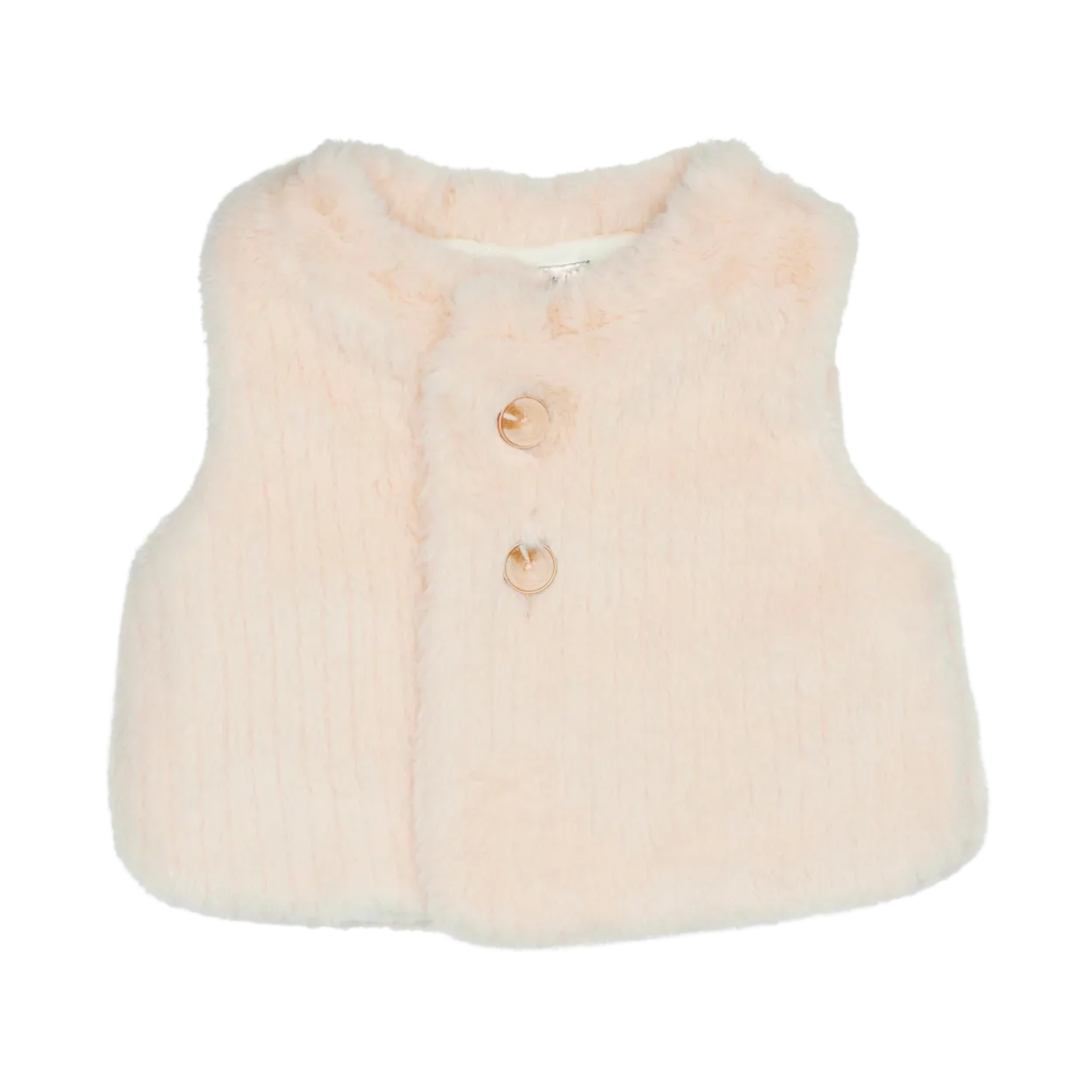 Tinge Gilet | Soft Sand Teddy