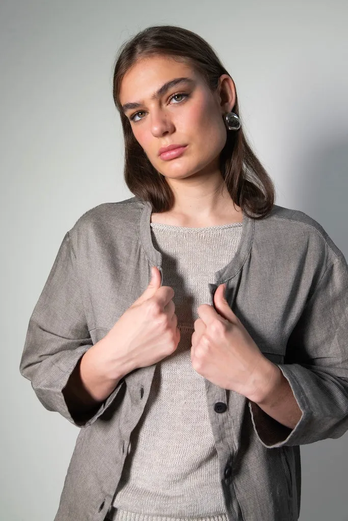 Transit Par Such Textural Jacket in Grey