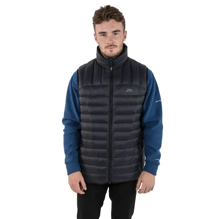 Trespass XXL Black Light Weight Hoppers Men's Down Gilet