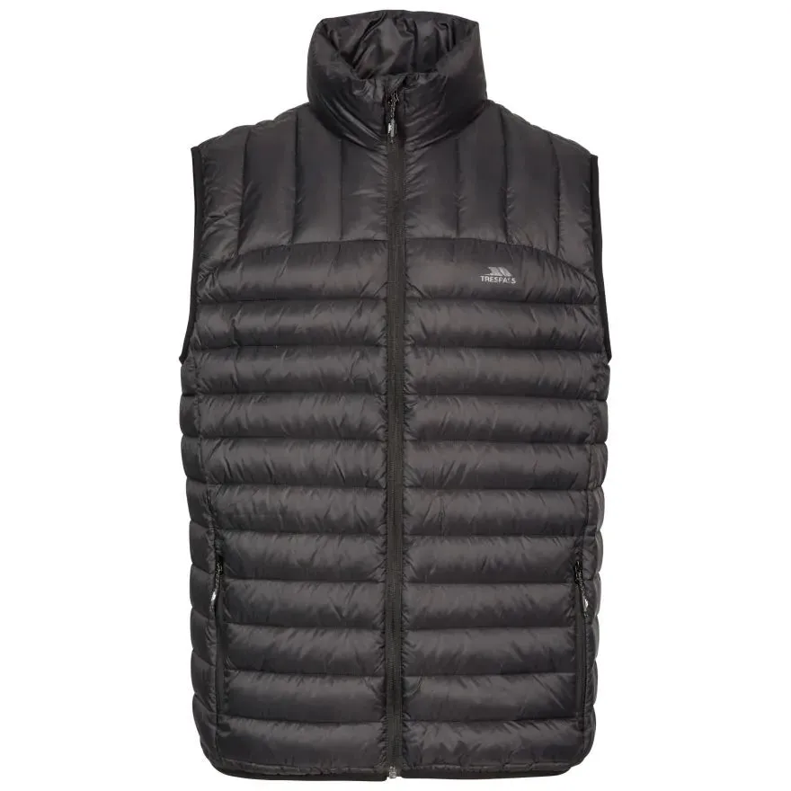 Trespass XXL Black Light Weight Hoppers Men's Down Gilet