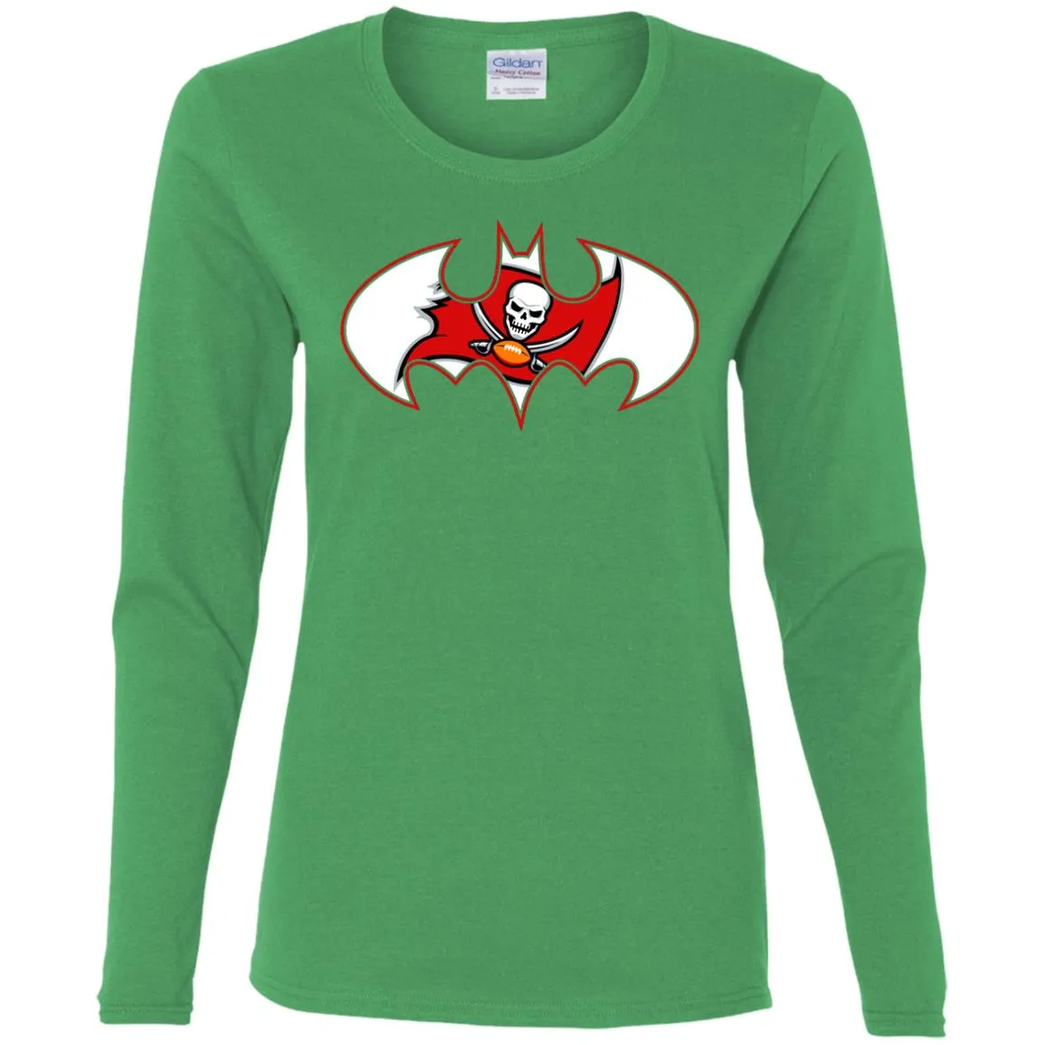 We Are The Tampa Bay Buccaneers Batman Nfl Mashup Women Long Sleeve Shirt