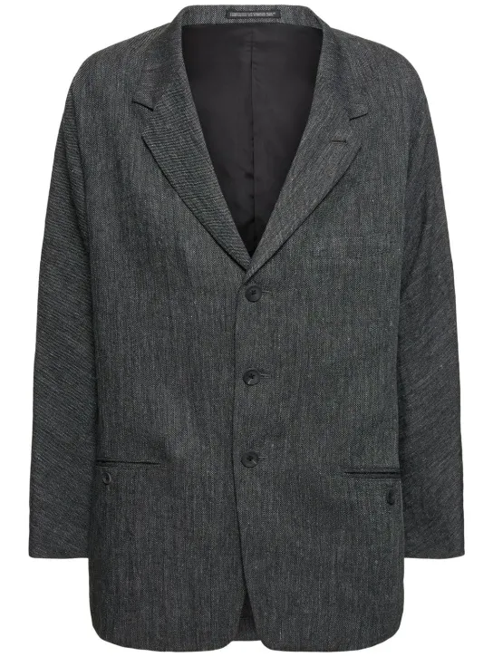 Yohji Yamamoto   W-raglan gabardine blazer 