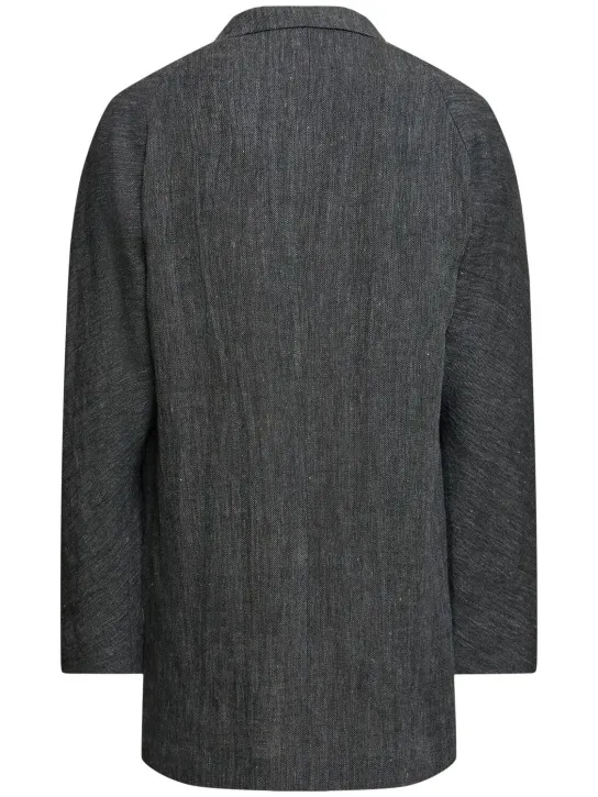 Yohji Yamamoto   W-raglan gabardine blazer 