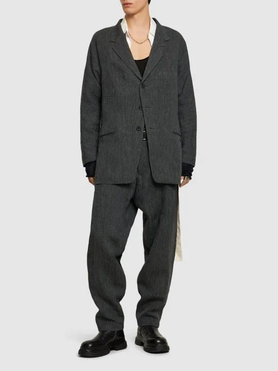 Yohji Yamamoto   W-raglan gabardine blazer 